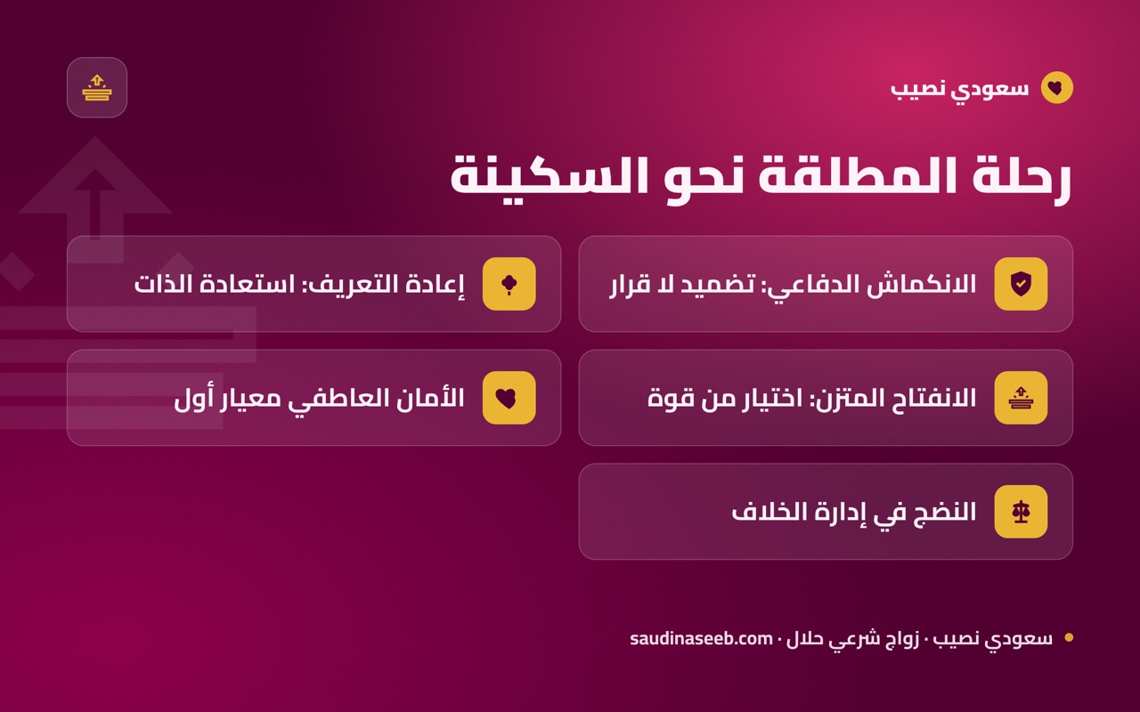 رحلة المطلقة نحو السكينة