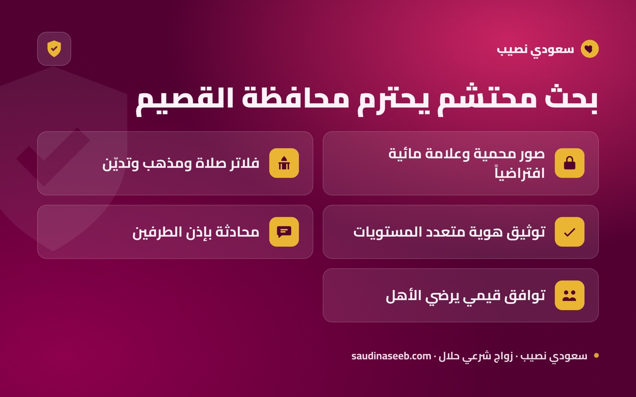 بحث محتشم يحترم محافظة القصيم