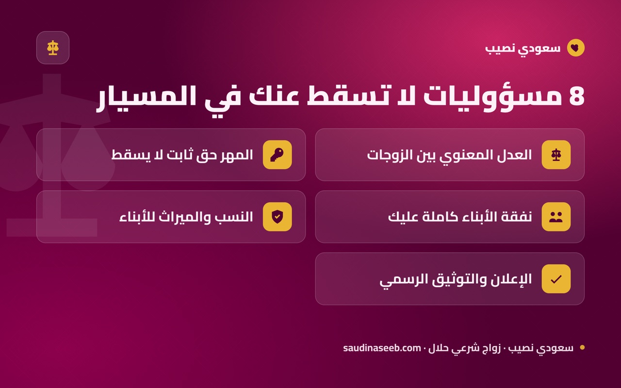 8 مسؤوليات لا تسقط عنك في المسيار