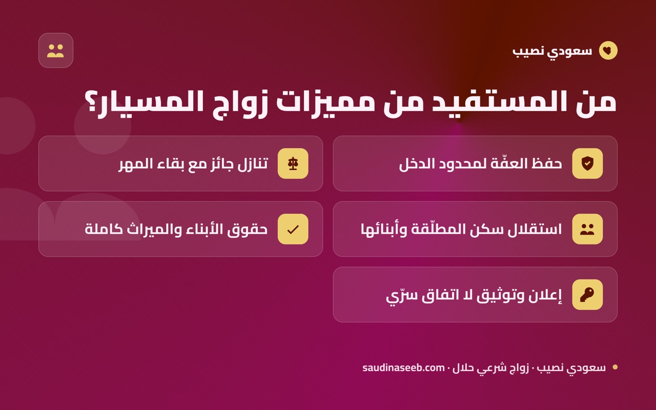 من المستفيد من مميزات زواج المسيار؟