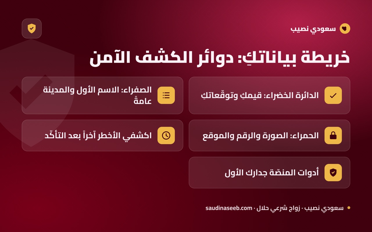 خريطة بياناتكِ: دوائر الكشف الآمن