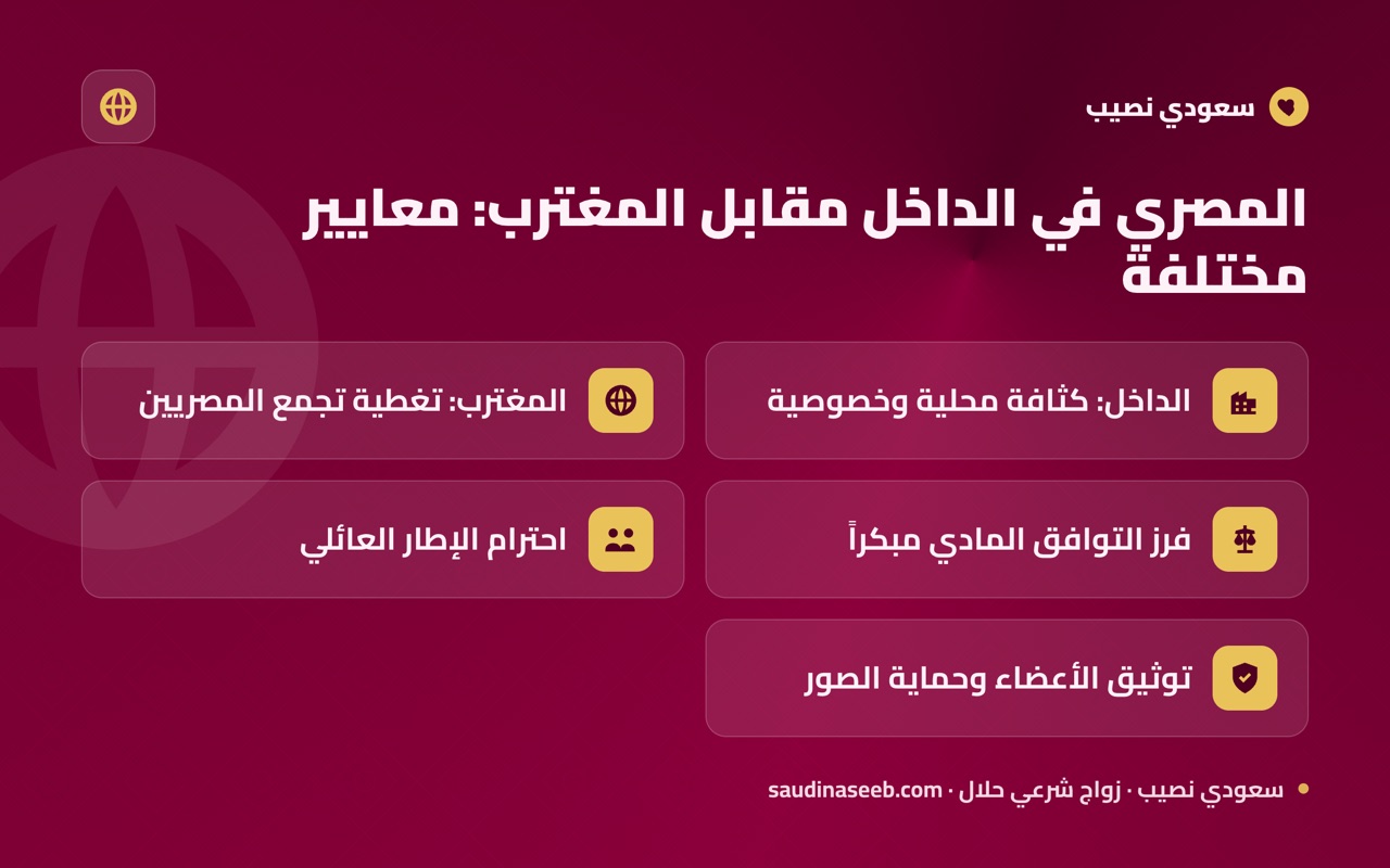 المصري في الداخل مقابل المغترب: معايير مختلفة