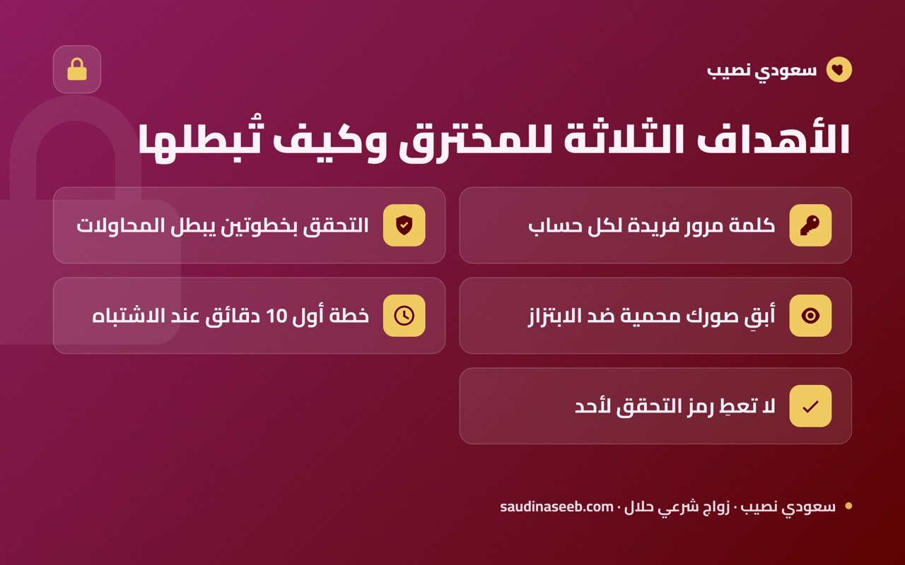 الأهداف الثلاثة للمخترق وكيف تُبطلها