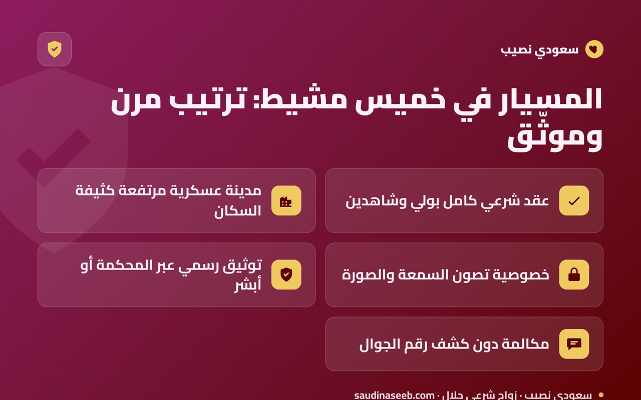 المسيار في خميس مشيط: ترتيب مرن وموثّق