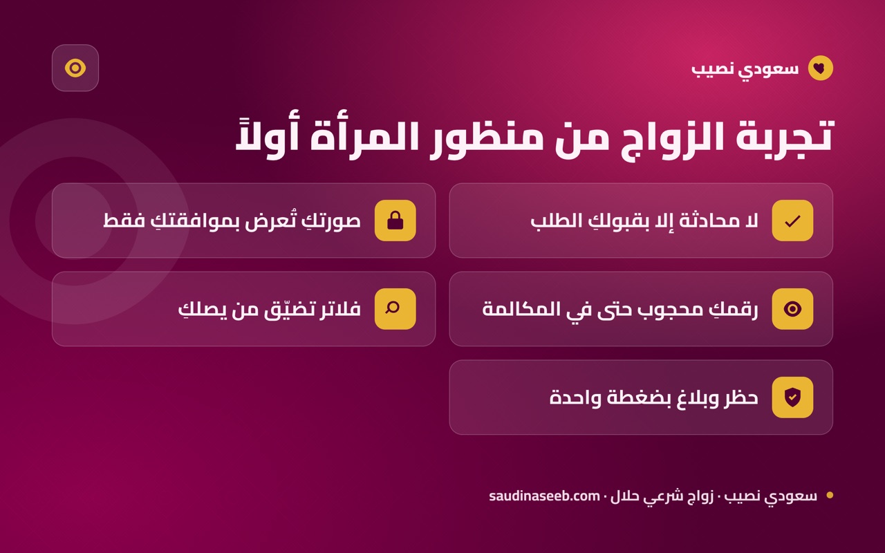 تجربة الزواج من منظور المرأة أولاً