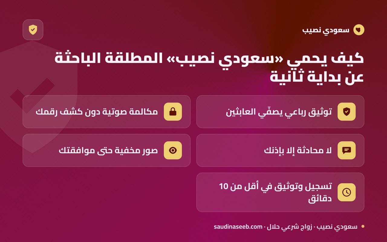 كيف يحمي «سعودي نصيب» المطلقة الباحثة عن بداية ثانية