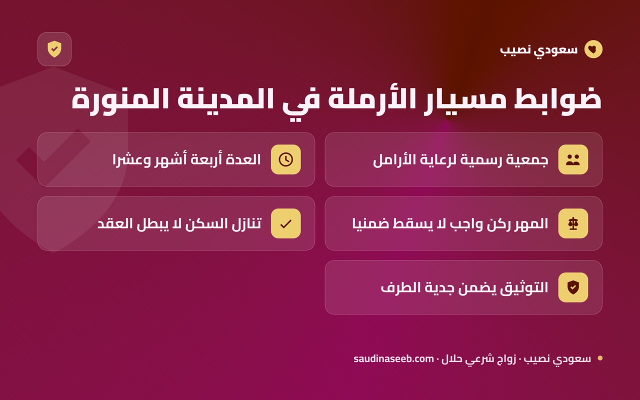 ضوابط مسيار الأرملة في المدينة المنورة