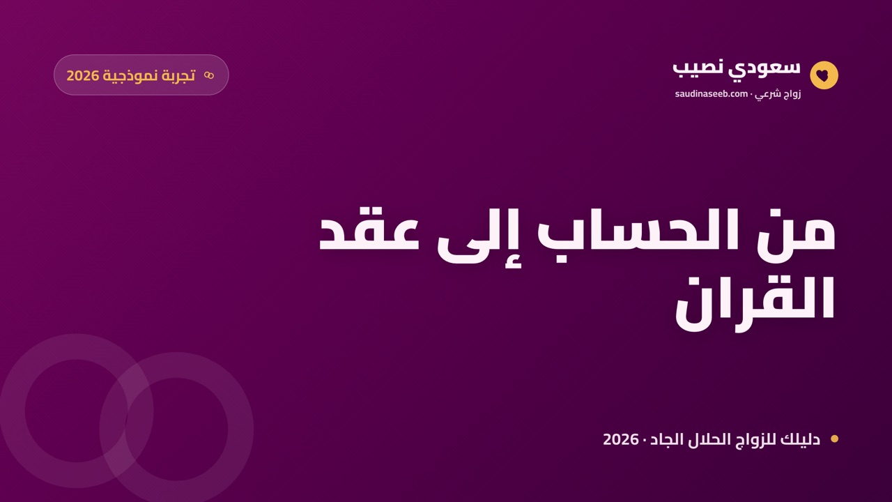 تجربة نموذجية كاملة: كيف يجد الأزواج شريك العمر عبر موقع زواج في 2026؟ (خط زمني يوماً بيوم)